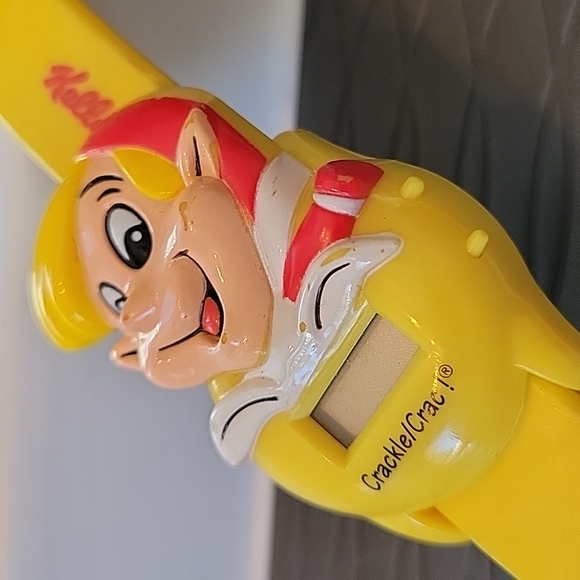 Vintage 1990s Kelloggs Cereal Premium Digital Watch Crackle/Crac! Rice Krispies - Picture 3 of 6